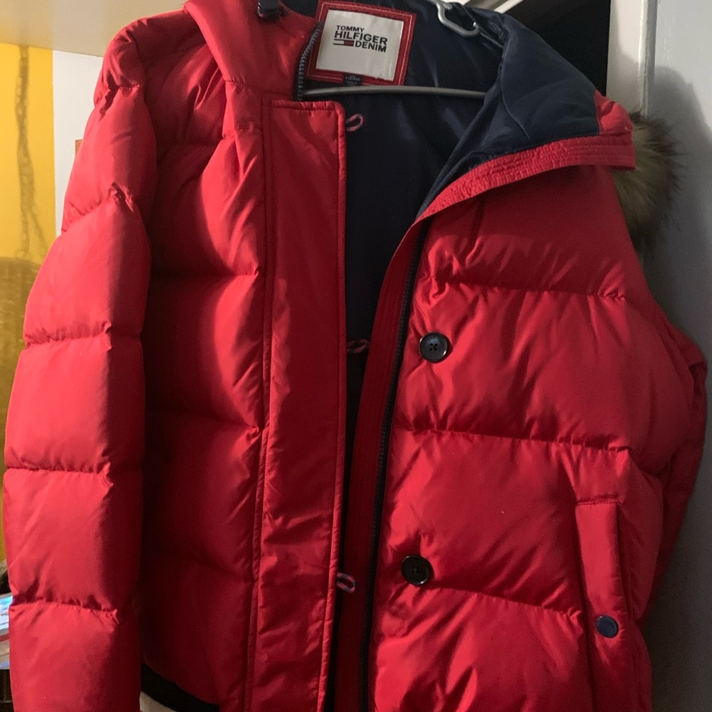 Tommy Hilfiger  Puffy Red Coat